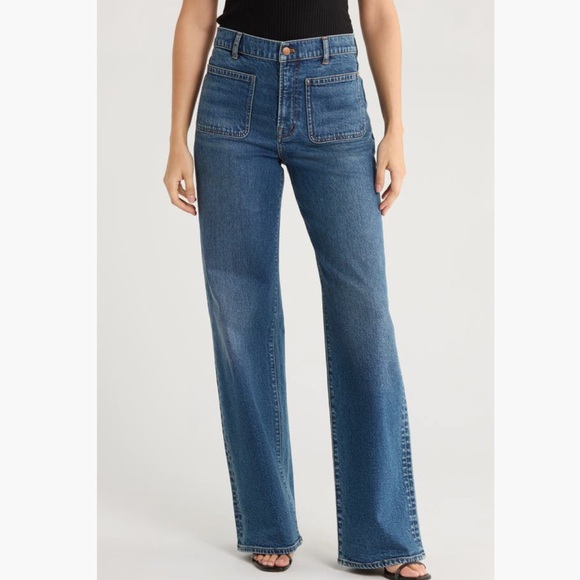 Madewell Denim - MADEWELL The Perfect Vintage Patch Pocket Wide Leg Jeans NEW sz 27